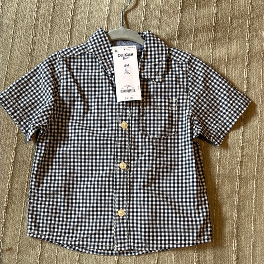 OshKosh B'gosh Checkered Kids Shirt